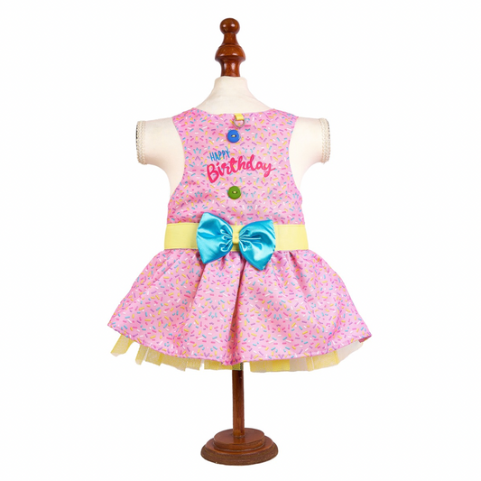 VESTIDO HAPPY BIRTHDAY ROSA